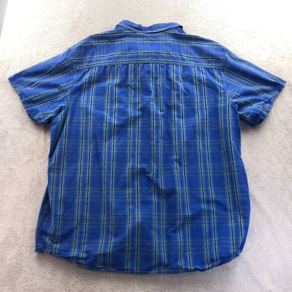 2 Columbia Mens Shirt XXL Lot Of Two Short Sleeve Plaid Omni-Shade Activewear - Picture 4 of 16